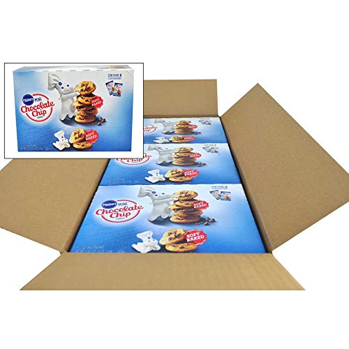 Pillsbury Soft Baked Mini Chocolate Chip Cookies, 18 Ounce -- 9 per case.