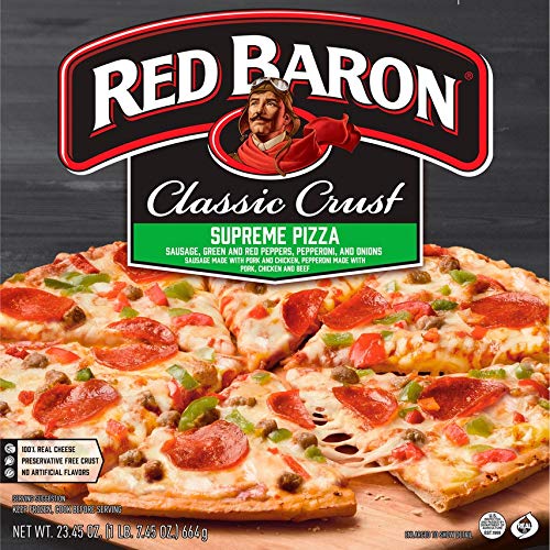 Red Baron, Classic Supreme Pizza, 23.45 oz (Frozen)