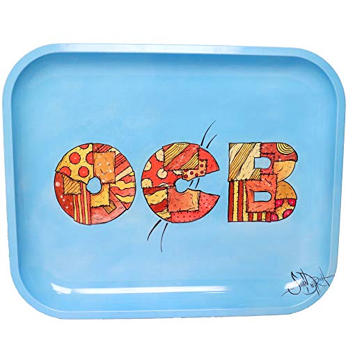 OCB Metal Rolling Tray - Patchwork (Large)