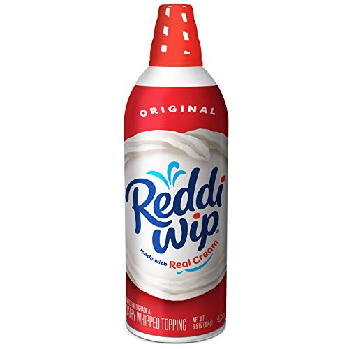 Reddi-wip Original Whipped Dairy Cream Topping, Keto Friendly, 6.5 oz. [12-Cans]