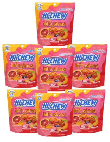 Bulk Case Hi-Chew Fantasy Mix, Fruit Plus, Reduced Sugar, Infrusions, Authentic Japanese Candies (Infrusions)