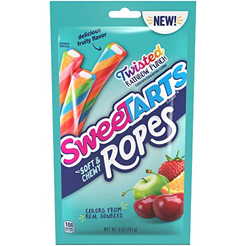 SweeTARTS Twisted Rainbow Ropes, 5 oz Bag