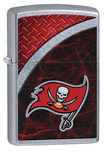 Zippo NFL Tampa Bay Bucs Street Chrome Pocket Lighter
