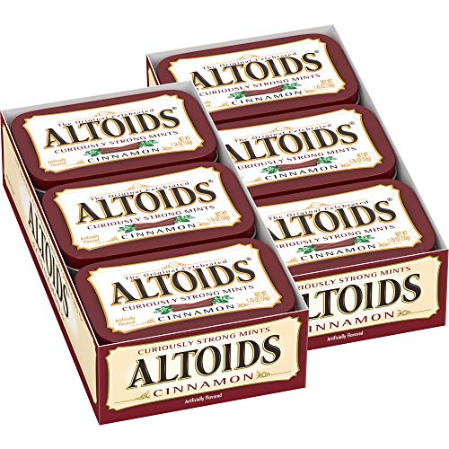 Altoids Classic Cinnamon Breath Mints, 1.76-Ounce Tin (12 Packs)