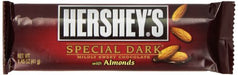 HERSHEY'S Special Dark Chocolate Bars with Almonds 1.45oz 24-Count Wholesale Case