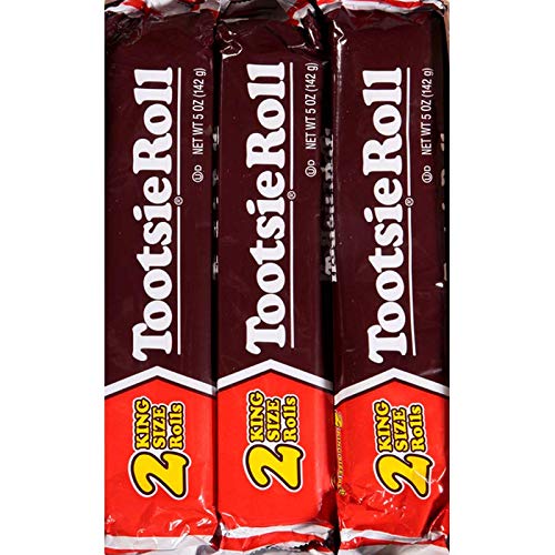 Tootsie Roll 2 King Size Rolls, 5 Ounce Pack - 15 Count Display Box