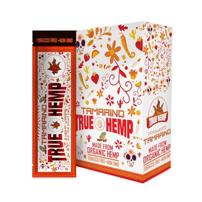 True Hemp All Natural Non GMO Hemp Wraps 2 Count Per Pouch Pack of 25