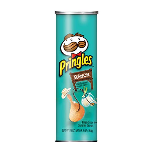 Pringles‚Äö√†√∂‚àö¬ßPotato Crisps Chips, Ranch Flavored, 5.5 oz Can