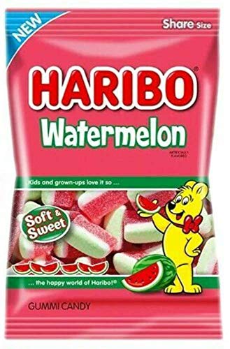 Haribo Watermelon Gummy Candy, 4.1oz Bag