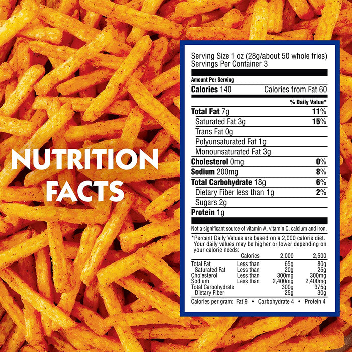 Andy Capp's BBQ Fries 3 oz 12 Per Box Wholesale