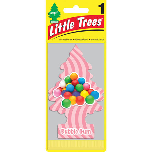 LITTLE TREES Car Air Freshener Hanging Paper Tree for Home or Car Bubble Gum [1-Count]