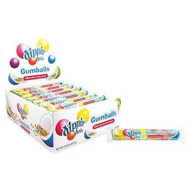 Kokos Confectionary Dippin' Dots® Filled Gumballs 1.4 oz Sleeve 24 Count Box