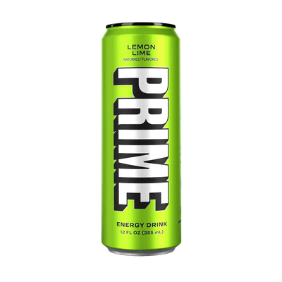 Prime Energy Drink Sugar Free 200mg of Caffeine Vegan (Case of 24)