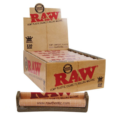 RAW Brand 1 Sealed Box of 110 mm King Size Rolling Machines (12 Count)