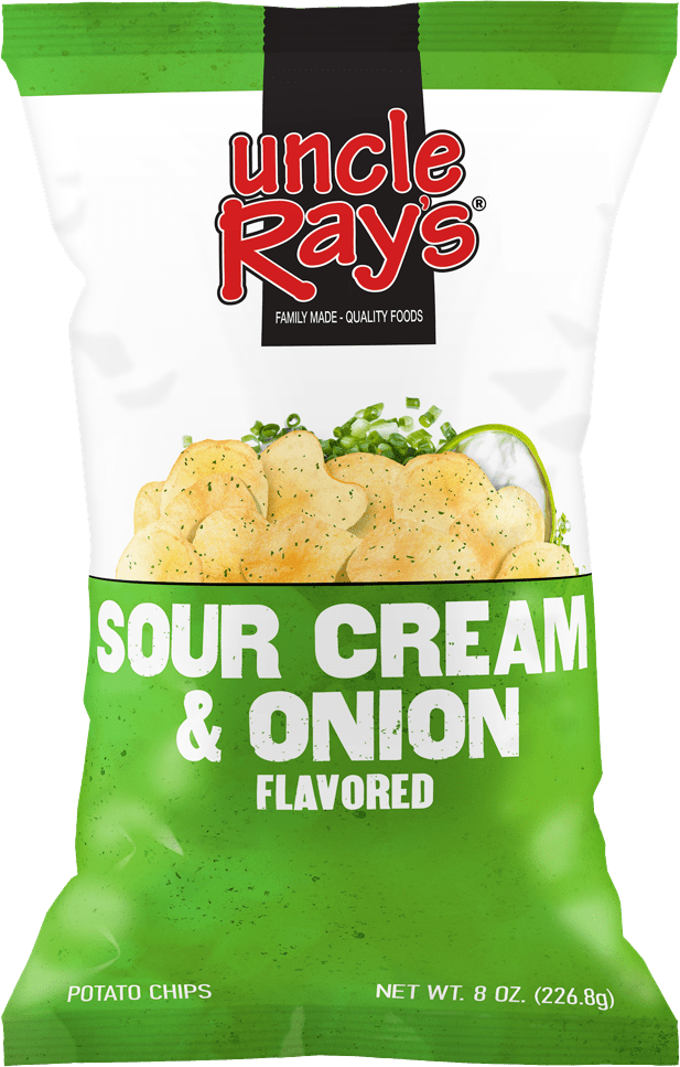 Uncle Rays 3oz Sour Cream and Onion Chip (12 Bags)