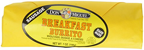 Don Miguel, Sausage,Egg,and Cheese Burrito, 7 oz (Frozen)