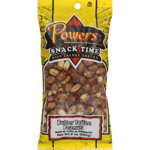 Powers Western Trail Mix Butter Toffee Peanut, 9-Ounce