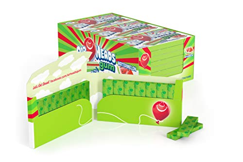 Air Heads Gum With Micro-Candies Watermelon 12 Count Sugar Free
