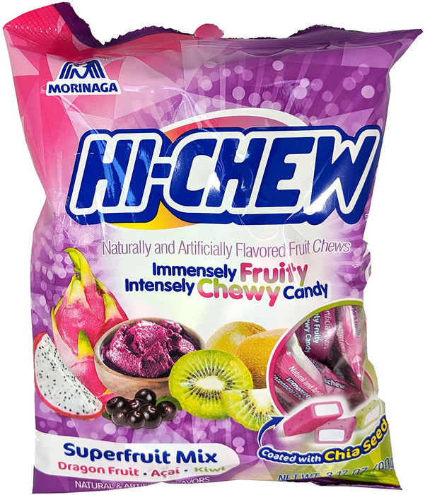 Hi Chew Superfruit Peg Bag 3.17 oz Single Bag