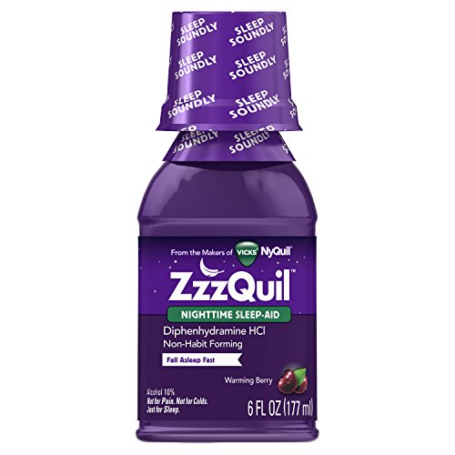 Vicks ZzzQuil Nighttime Sleep Aid, Warming Berry Liquid
