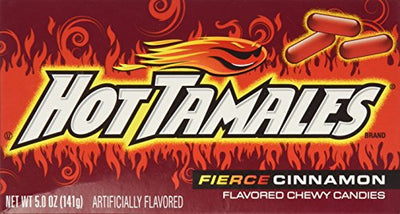 Hot Tamales, Cinnamon Flavored Candy, 5 oz