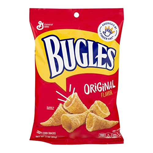 Bugles Corn Snacks, Original, 3 Oz (Pack of 6)