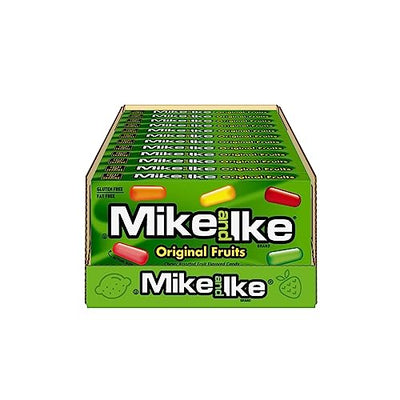 Mike and Ike Candy, Original Fruits, 4.25oz Theater Box, (Pack of 12)