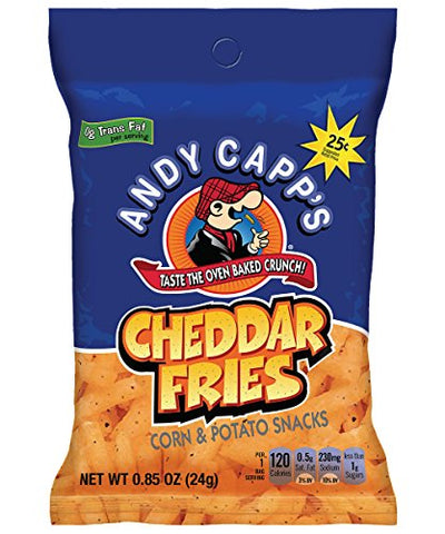 Andy Capp's Cheddar Fries, 3-Ounce Bags (Pack of 35)