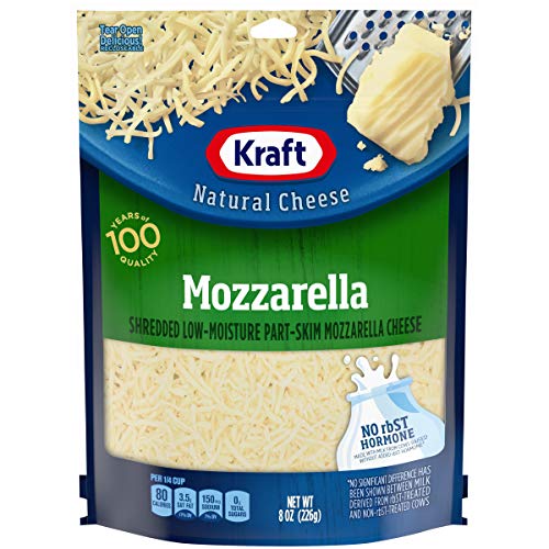 Kraft Finely Shredded Natural Mozzarella Shredded Cheese (8 oz Pouch)