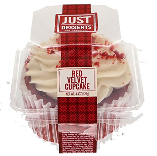 Just Desserts Red Velvet Cupcake, 4.4 oz