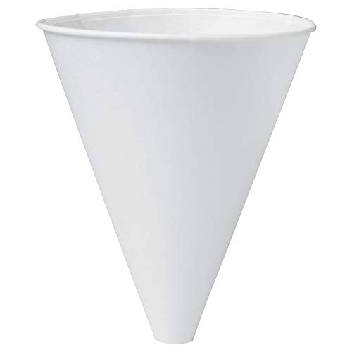 Solo 10BFC-2050 10 oz White Paper Cone Cups (Case of 250)