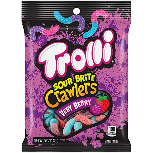 Trolli Sour Brite Crawlers, Very Berry Flavor, 5 oz