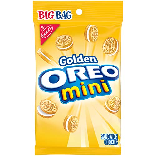 Oreo Minis Golden Sandwich Cookies Big Bag 3 Ounce