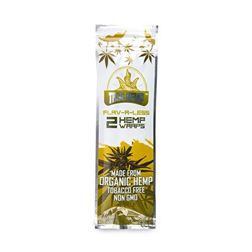 True Hemp All-Natural Non-GMO Hemp Wraps 2-Count 25-Pack Wholesale Display