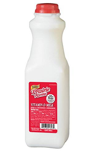 Prairie Farms Dairy Whole Milk 32-oz Quart Bottle Wholesale