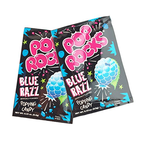 POP ROCKS Popping Candy, Blue Raspberry, 24 Count