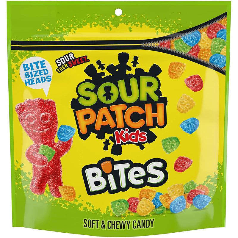 SOUR PATCH KIDS Bites Original Soft & Chewy Candy 12 oz Bag