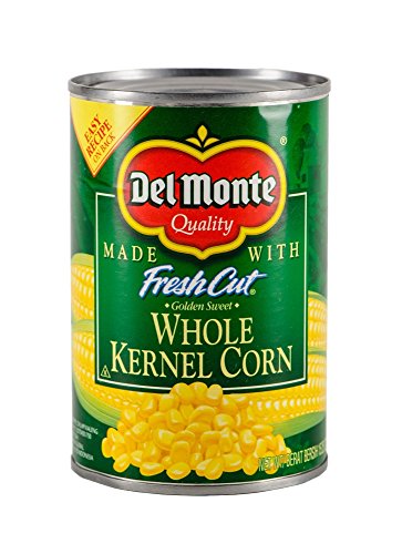 Del Monte Canned Fresh Cut Golden Sweet Whole Kernel Corn, 15.25-Ounce Can