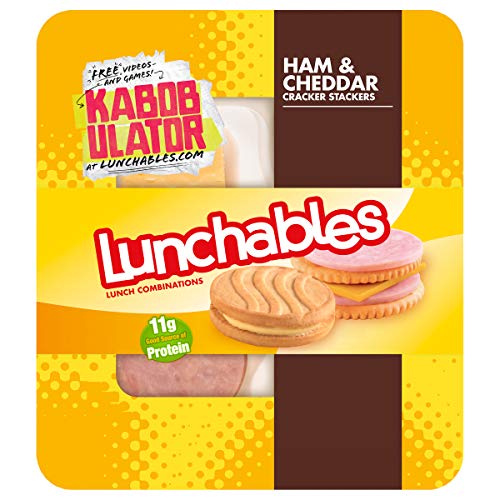Lunchables Ham & Cheddar with Vanilla Cr√î√∏Œ©me Cookies Lunch Combination (3.5 oz Tray)