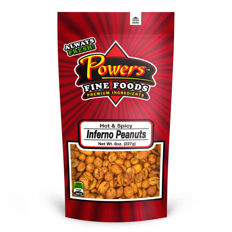 Powers Western Trail Mix Inferno Peanut, 10-Ounce