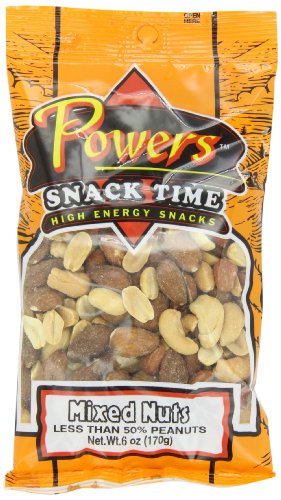 Powers Western Trail Mix Mixed Nut, 6-Ounce