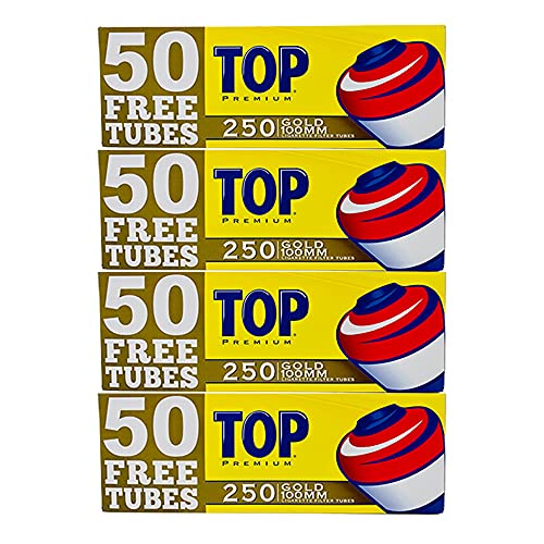 tops cigarette tubes Top Gold Light RYO TOP Tube Gold 100mm 4