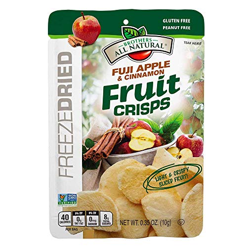 Brothers All Natural Fruit Crisp Apple and Cinnamon, 0.35 oz (12-Count)