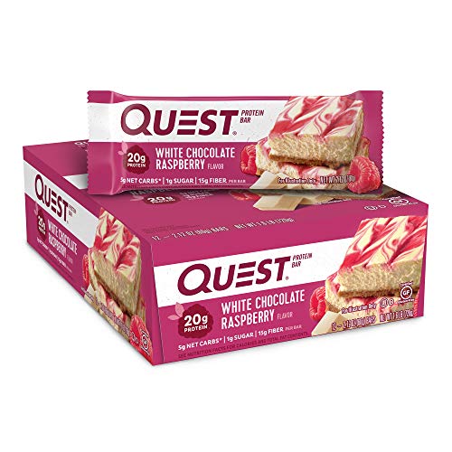 Quest Nutrition Protein Bars White Choclate Raspberry 2.12 oz - 12 ct