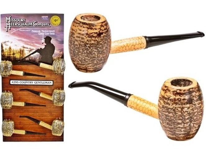 Missouri Meerschaum Cob Pipe C.gentleman 6 Per Card