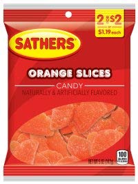 Sathers Orange Slices 5.0 oz (12 count)