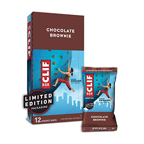 CLIF BAR Energy Bars Chocolate Brownie (2.4 Ounce Protein Bars, 12 Count)