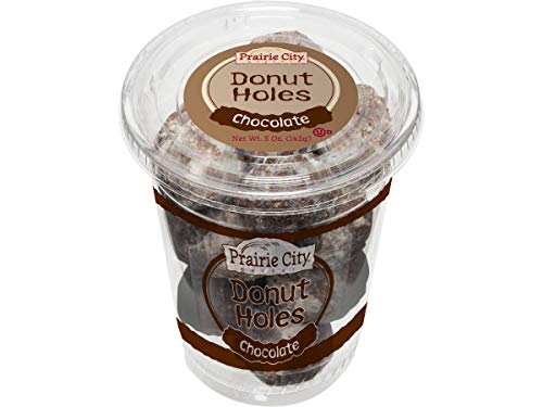 Prairie City Chocolate Donut Holes, 5 Ounce -- 12 per case.