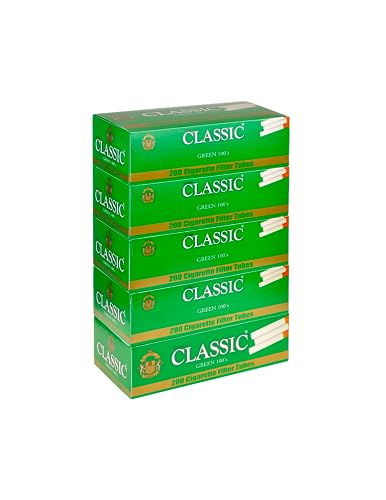 Global Classic Green Menthol 100mm Cigarette Tubes 200 Count Per Box