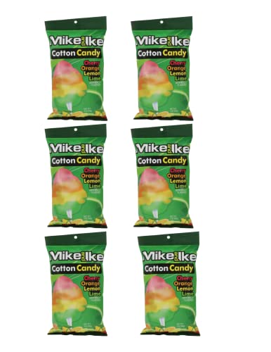 Mike and Ike & Hot Tamale Special Edition Cotton Candy 3 oz (Mike and Ike (Pack of 6)